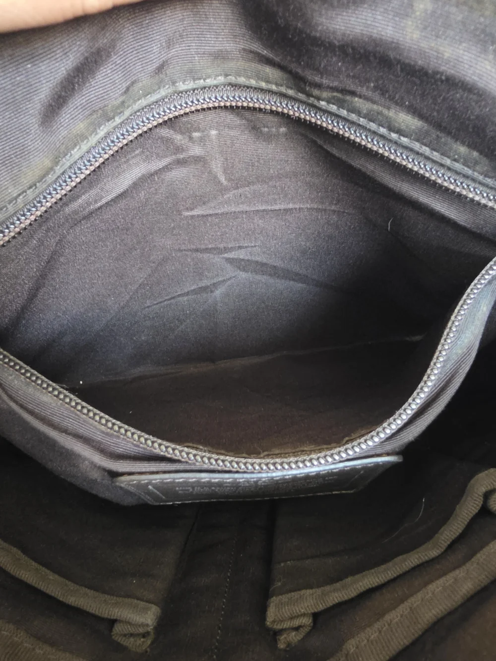 Coach Embossed Signature Messenger Bag - Dark Brown